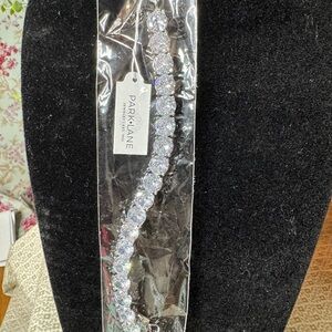 Park Lane Silver snd Crystal Impression Bracelet